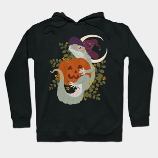 Leopard Gecko and Jack-O-Lantern Hoodie